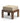 Belle Solid Wood Upholstered Stool